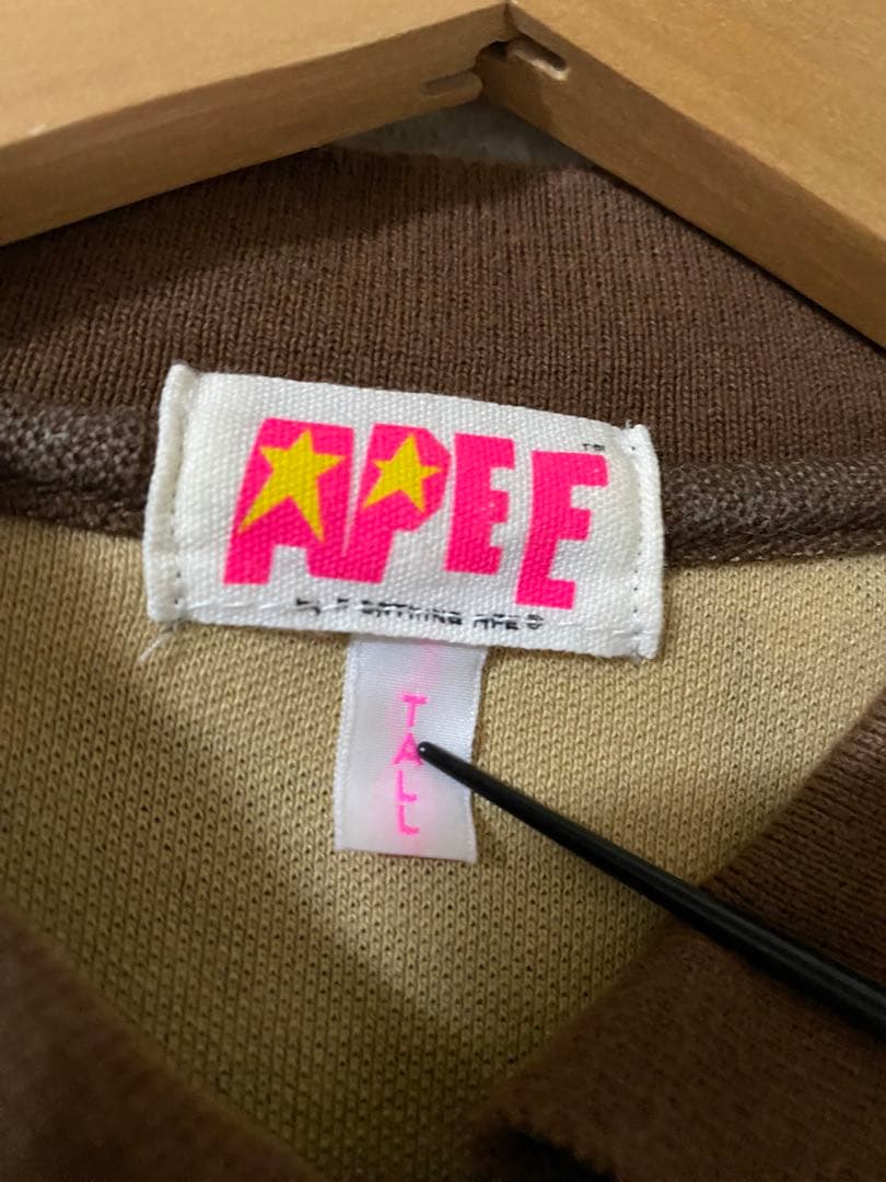 A BATHING APE レディースM　TALL ポロシャツ　ベイプスター　星