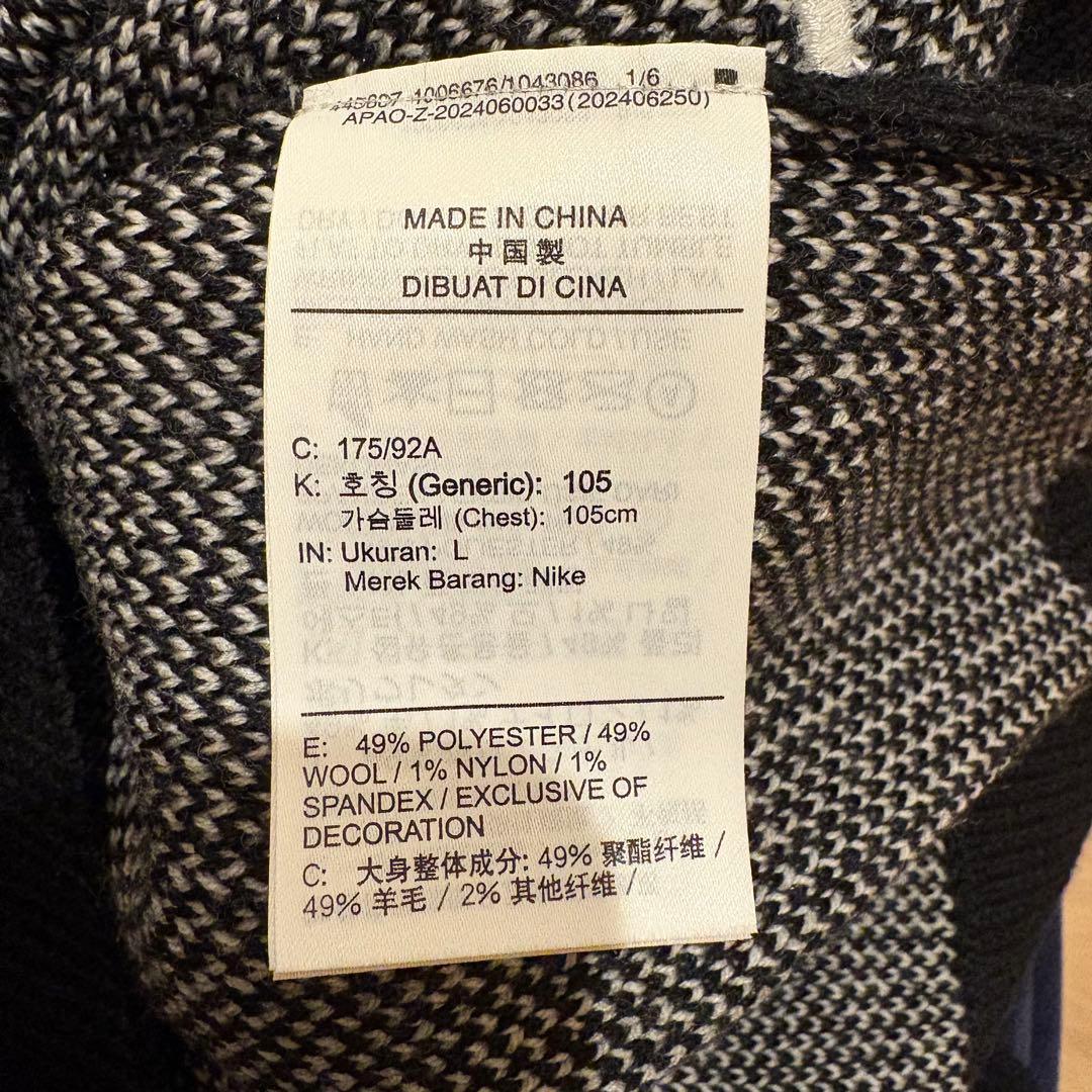 Supreme Nike Sweater Vest Lサイズ Black ベスト