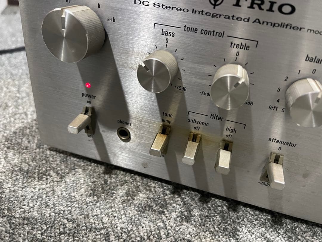 TRIO トリオ プリメインアンプ KA-7100D 通電確認 動作未確認