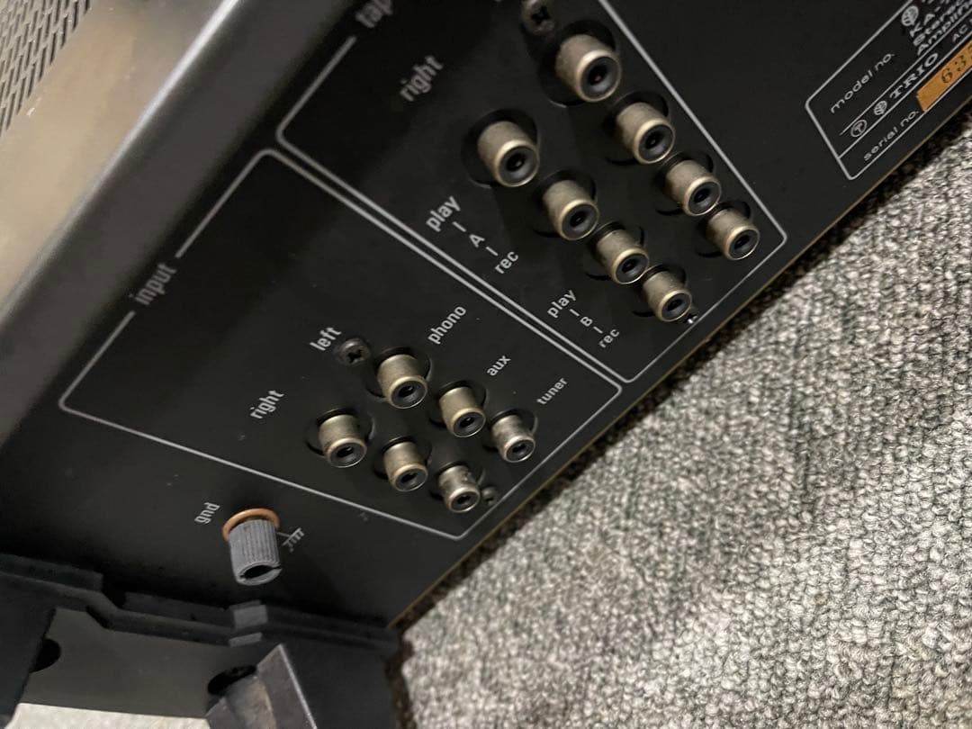 TRIO トリオ プリメインアンプ KA-7100D 通電確認 動作未確認