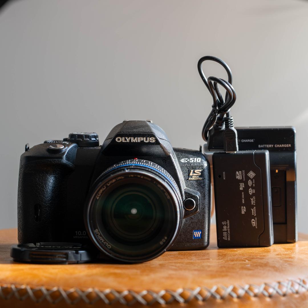 スマホ転送OK！OLYMPUS E-510 一眼レフ レンズキット