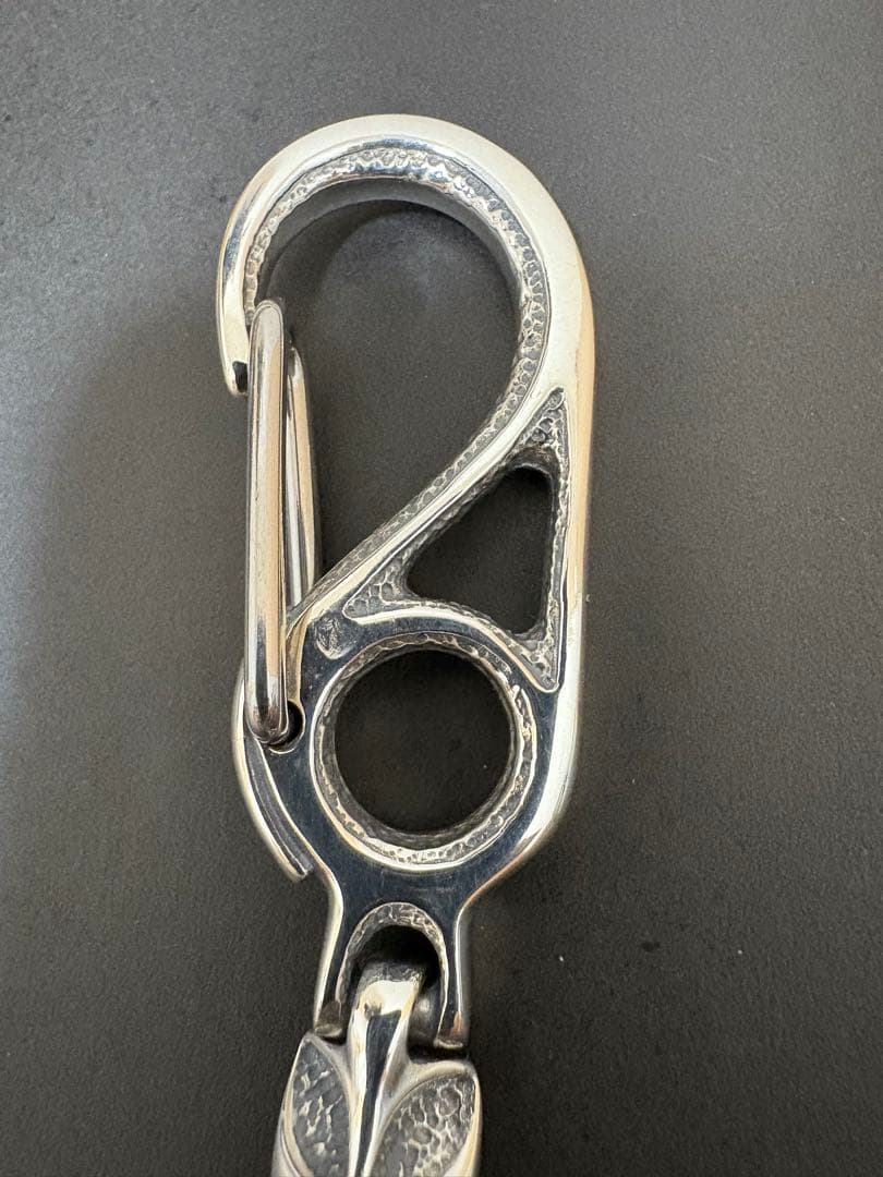 ビルウォールレザー シルバー キーチェーン キーホルダー