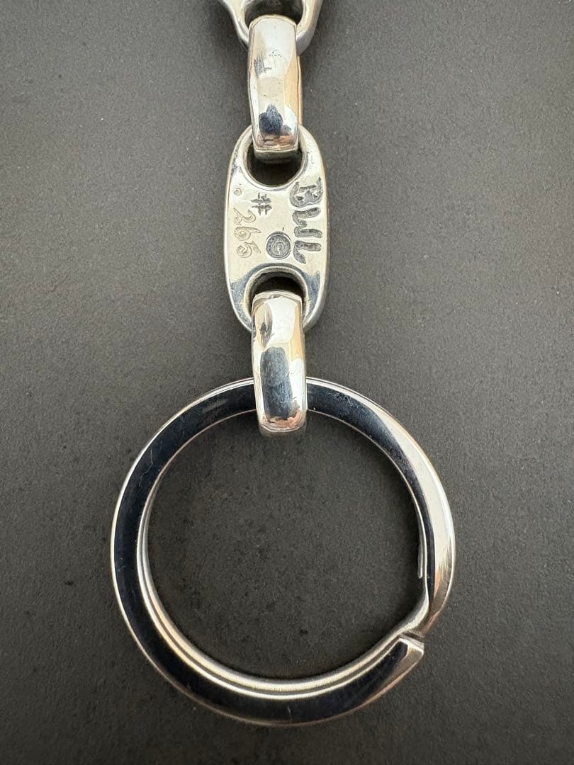 ビルウォールレザー シルバー キーチェーン キーホルダー