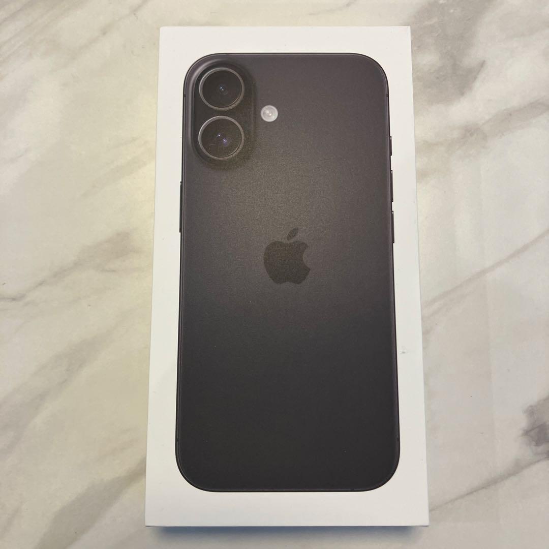 Apple iPhone 16 ブラック 本体 新品未開封