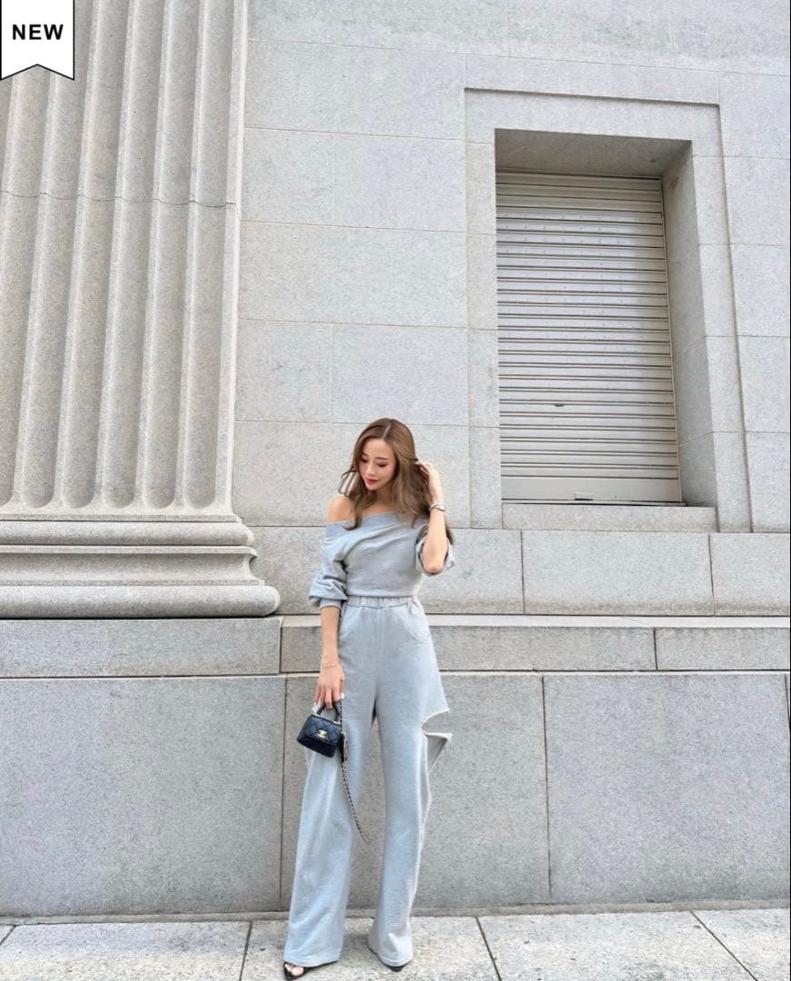 ESMOK 未使用 sweat pants グレーS