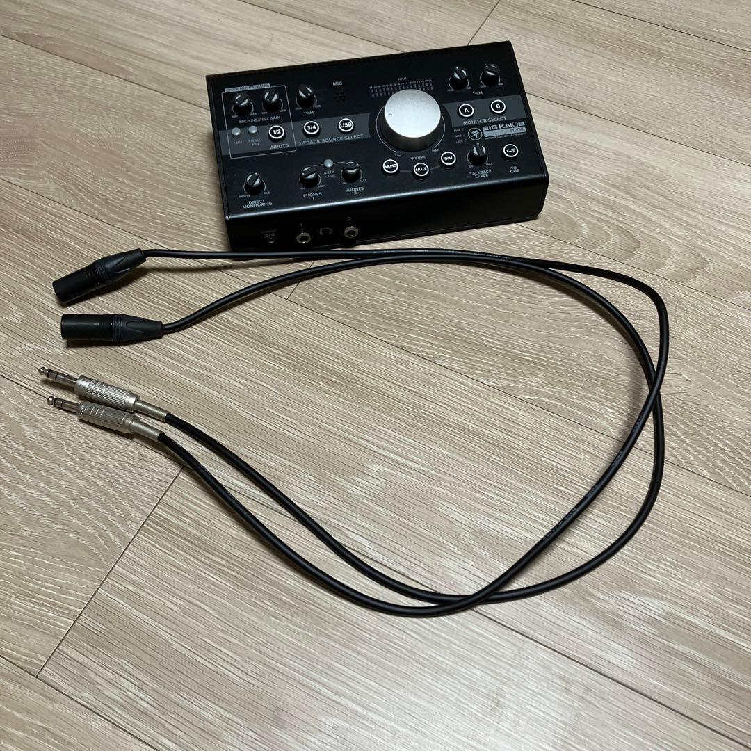 マッキーBIG KNOB STUDIO 電源ケーブル付属　【オマケ】ケーブル2本