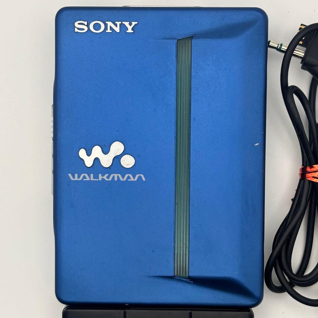 SONY WM-EX910 カセットウォークマン ブルー ソニー リモコン
