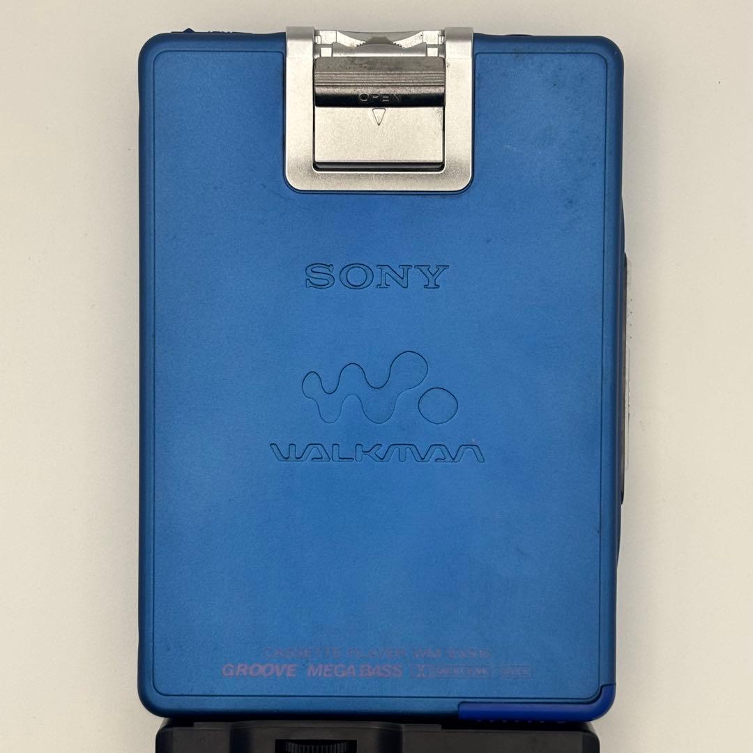SONY WM-EX910 カセットウォークマン ブルー ソニー リモコン