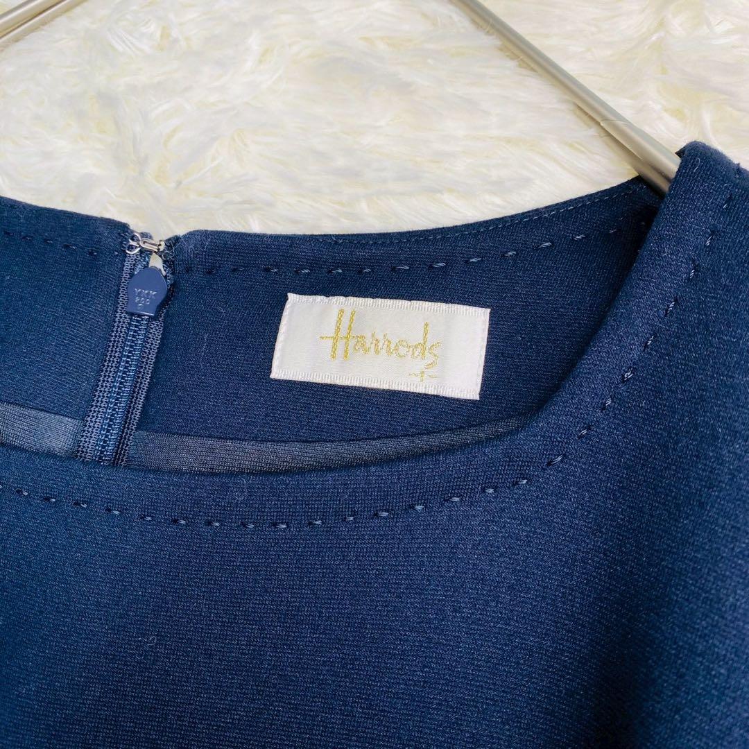 新品✰Harrods ネイビー 高品質　ワンピース Size 1