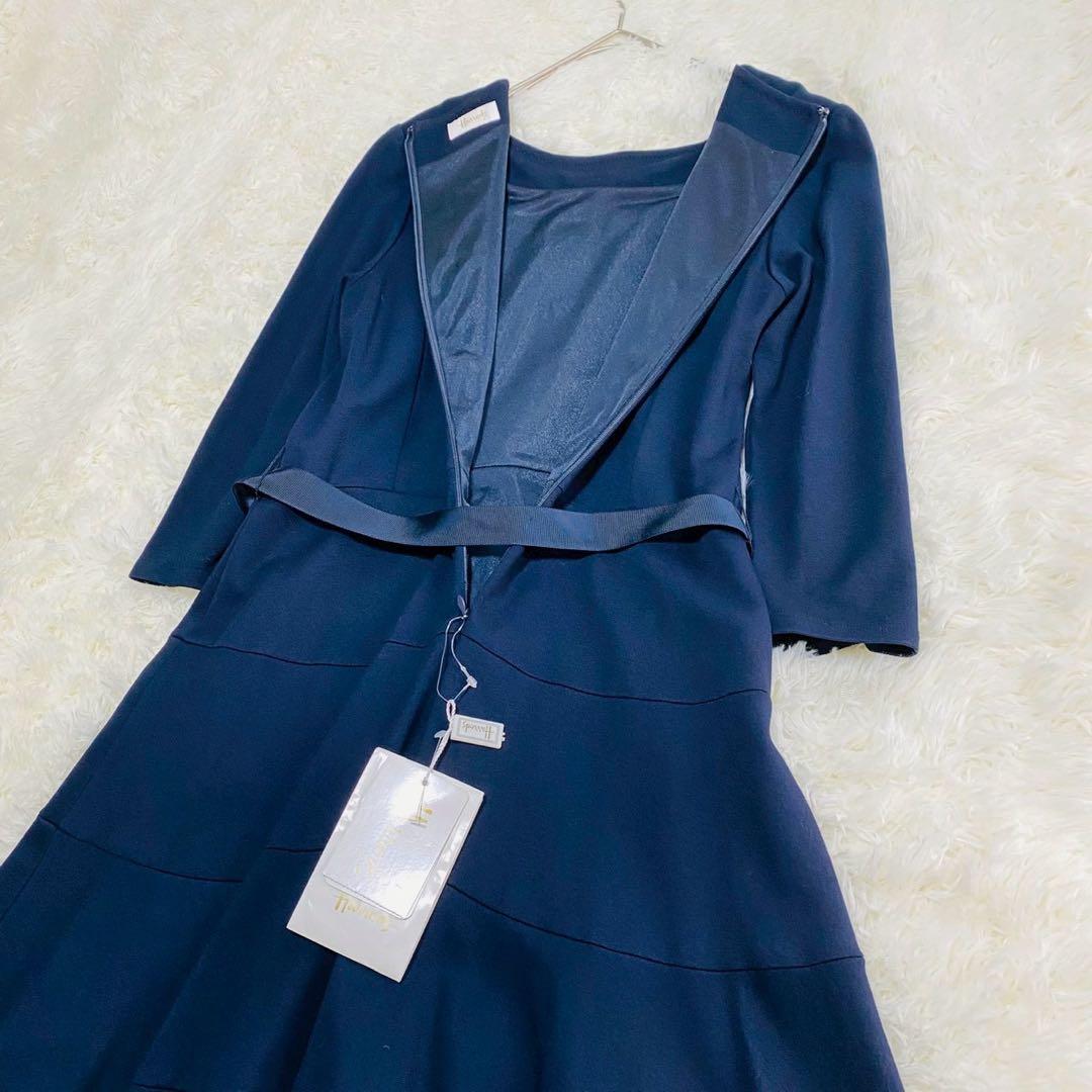 新品✰Harrods ネイビー 高品質　ワンピース Size 1