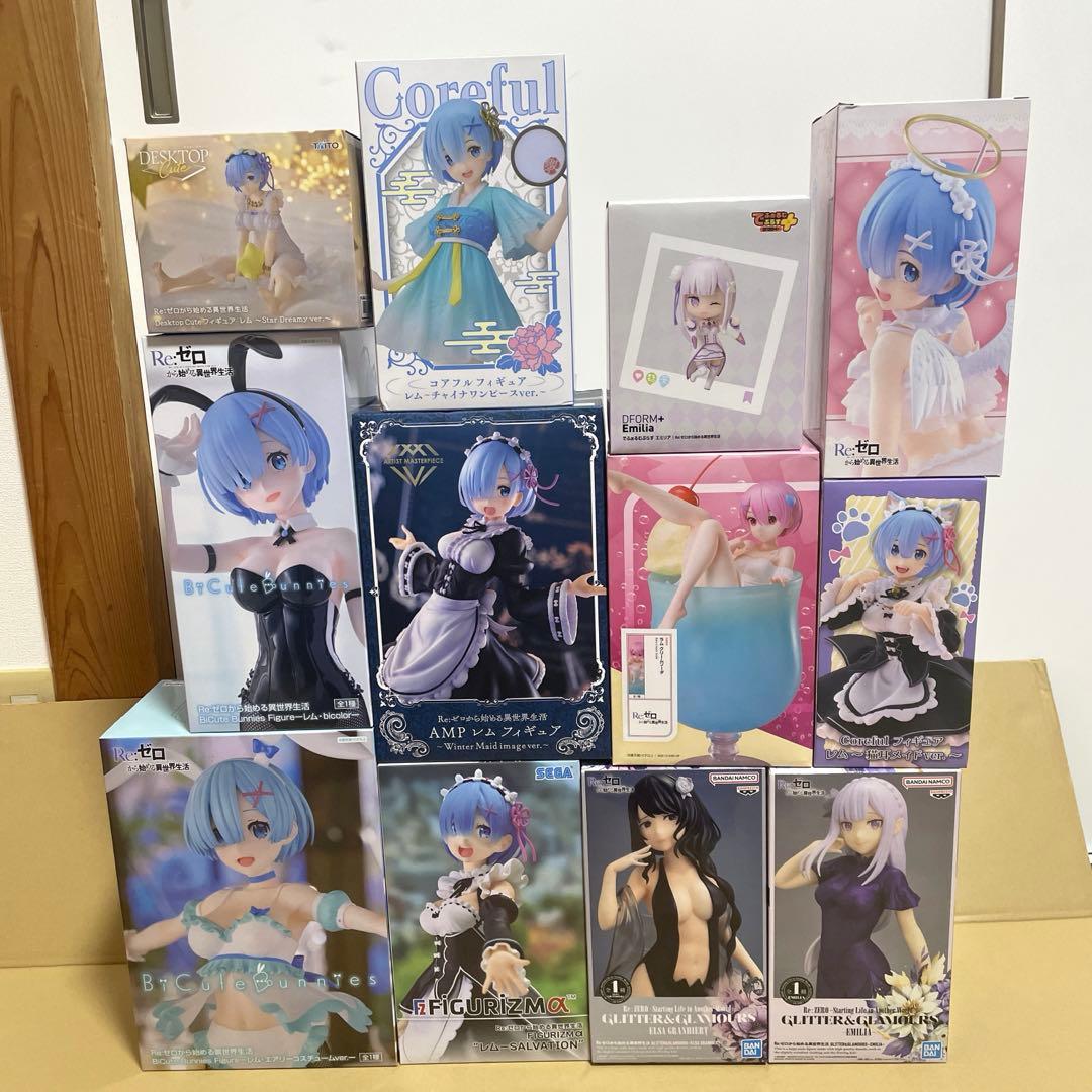 Re：ゼロから始める異世界生活 レム ラム エミリア 12個 セット まとめ売り