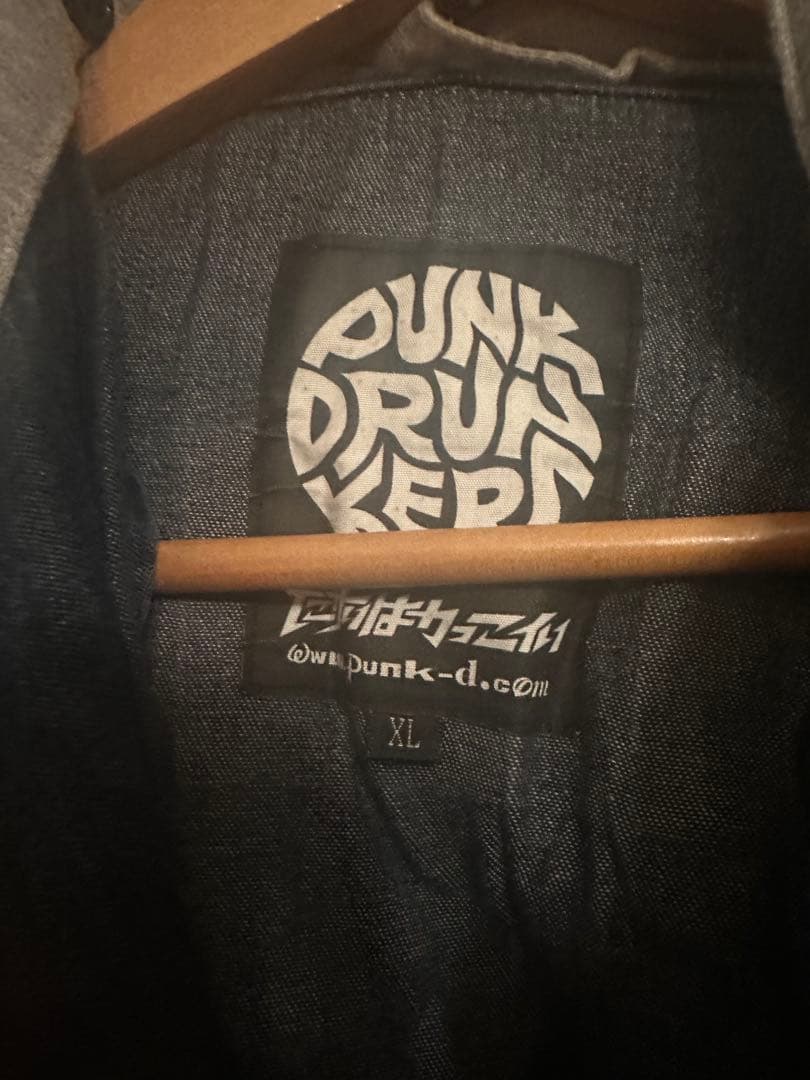 PUNK DRUNKERS ツナギ ザリガニワークス ツナギ デニム XL