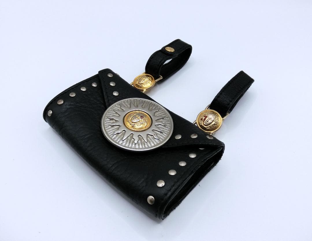 B 　ジャンニヴェルサーチ　メデユーサ　スタッズ 　ウエストポーチ