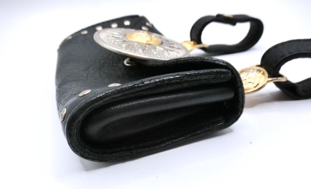 B 　ジャンニヴェルサーチ　メデユーサ　スタッズ 　ウエストポーチ