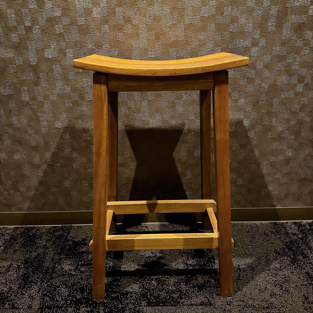 北欧風 天然木 カウンターチェア スツール ハイスツール ナチュラル