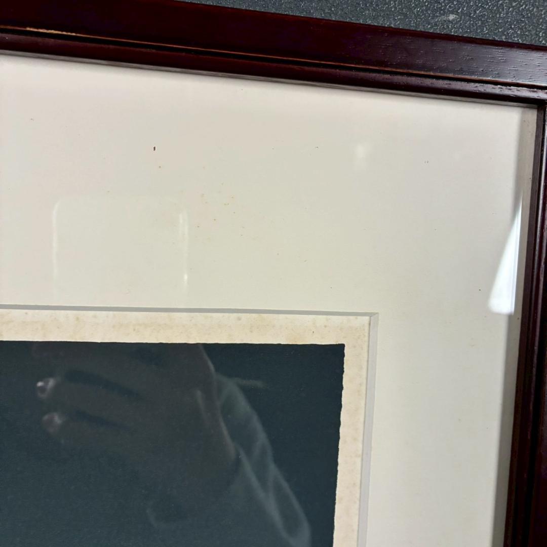 宮本秋風「夏の月」木版画 直筆サイン・印章・エンボス印有 人気木版画家 風景画