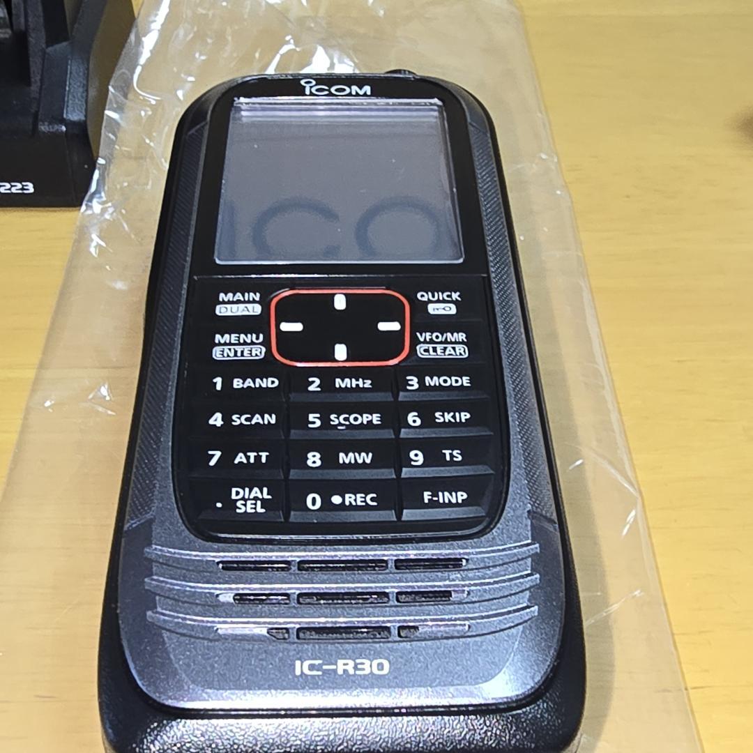 【美品】ICOM IC-R30 + CS-R30 + SMA-W100RX2