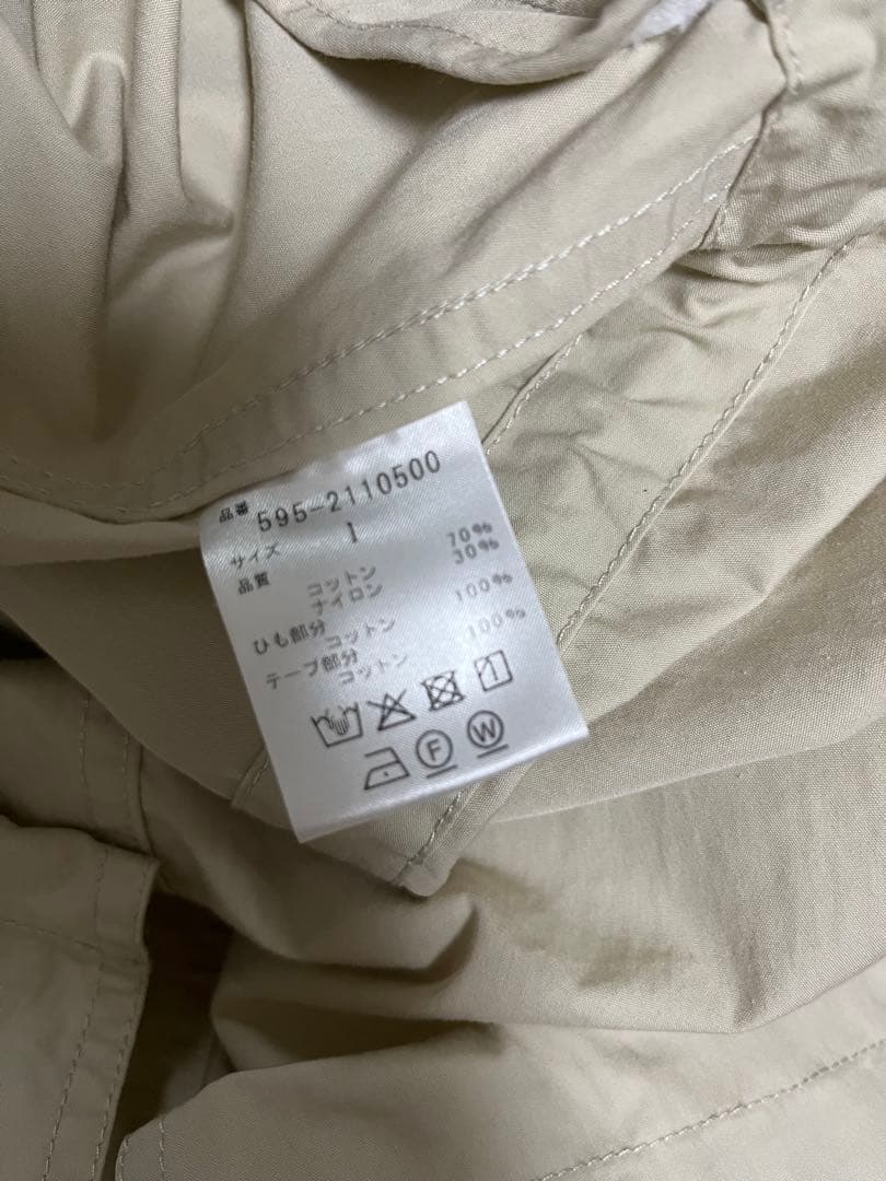 MHL.／WASHED COTTON NYLONコート