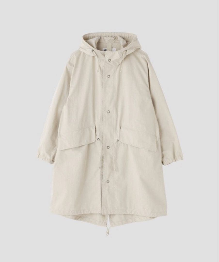 MHL.／WASHED COTTON NYLONコート