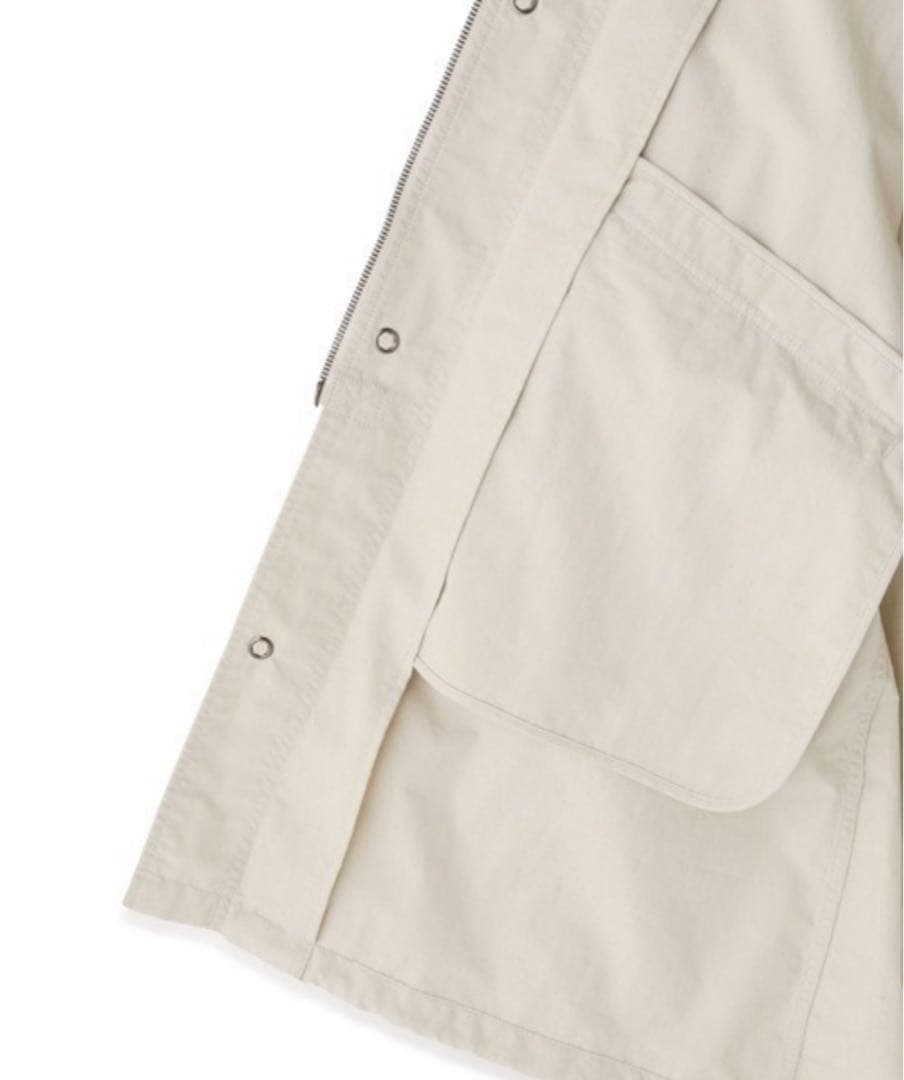 MHL.／WASHED COTTON NYLONコート