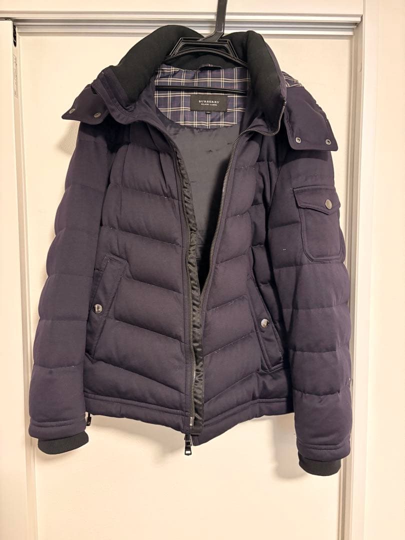 バーバリーブラックレーベル　ダウンジャケット