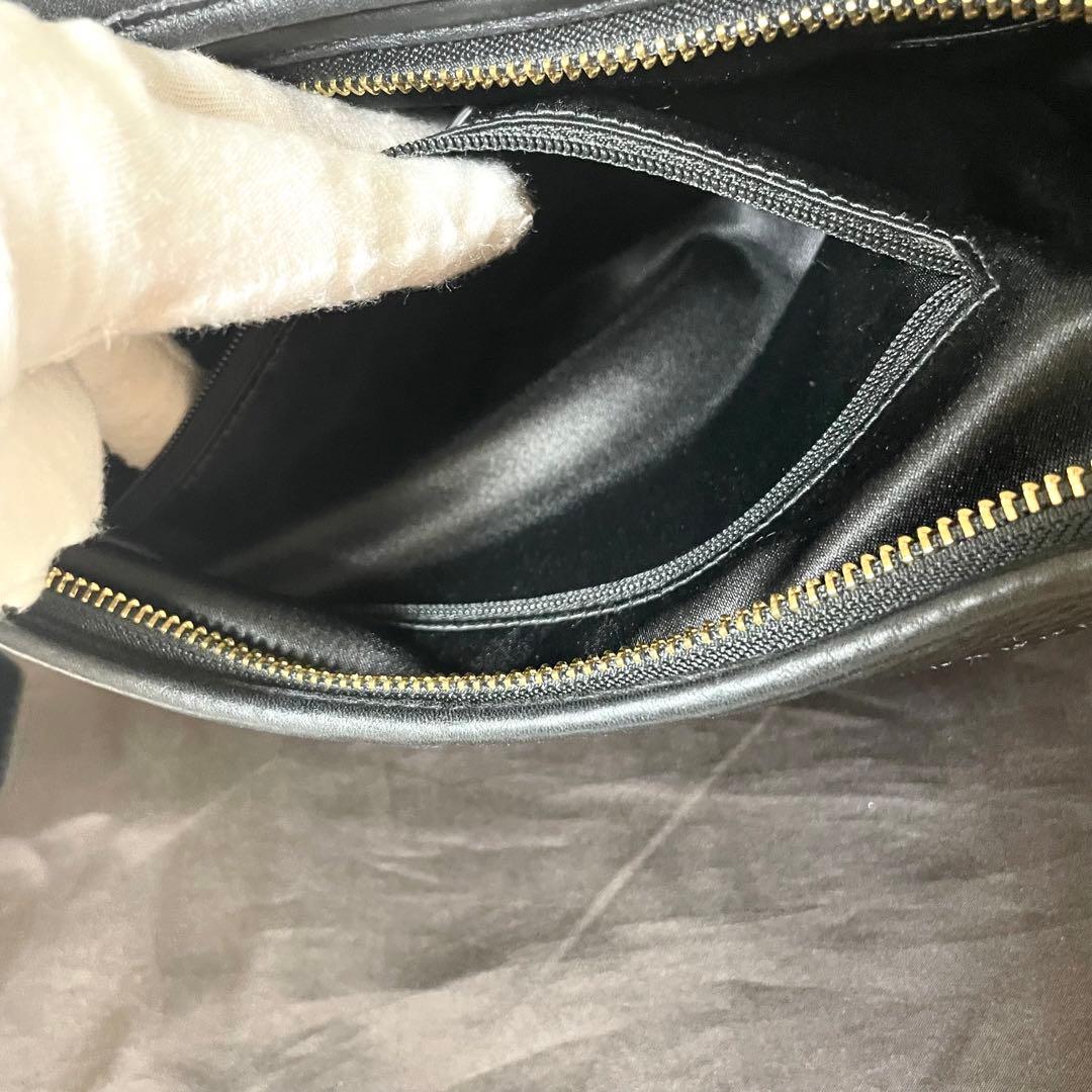 未使用保管品✨️COACH ショルダーバッグ アクセサリーポーチ レザー 黒