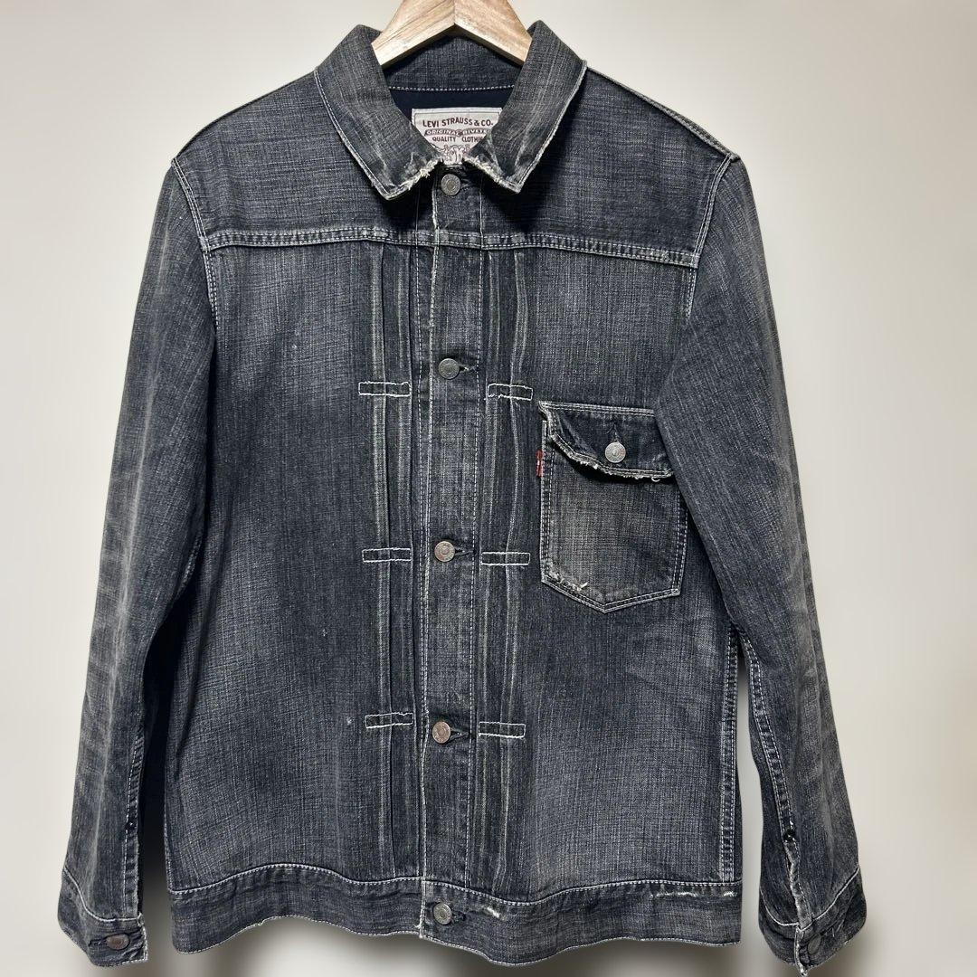 00's Levi's リーバイス デニムジャケット1st復刻 ブラックM