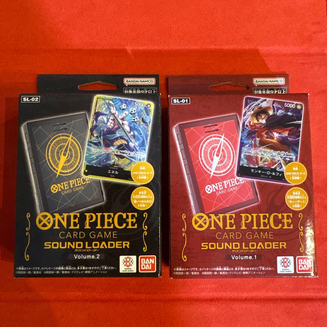 ワンピースカード　サウンドローダー　新品未開封セット【ルフィ・エネル】