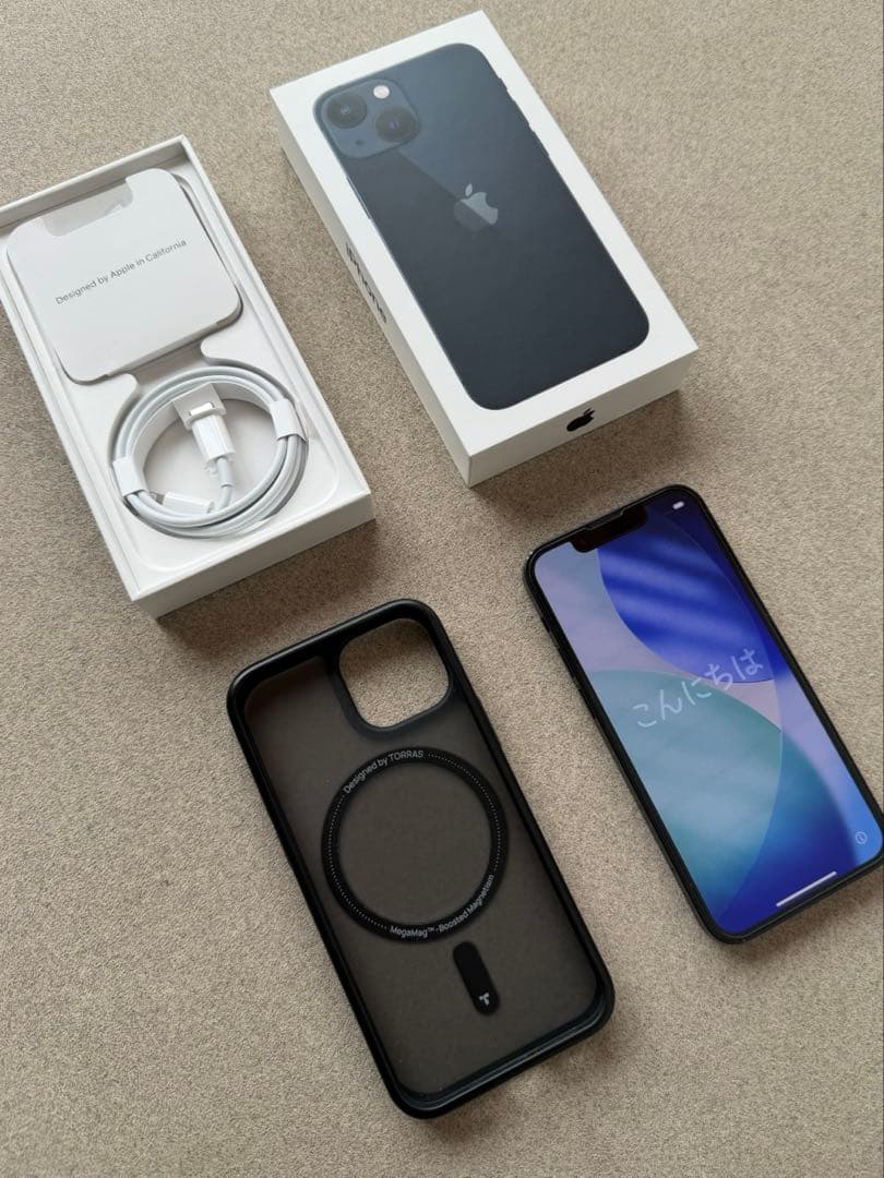 iPhone13 mini 256GB ミッドナイト 箱&ケース付き