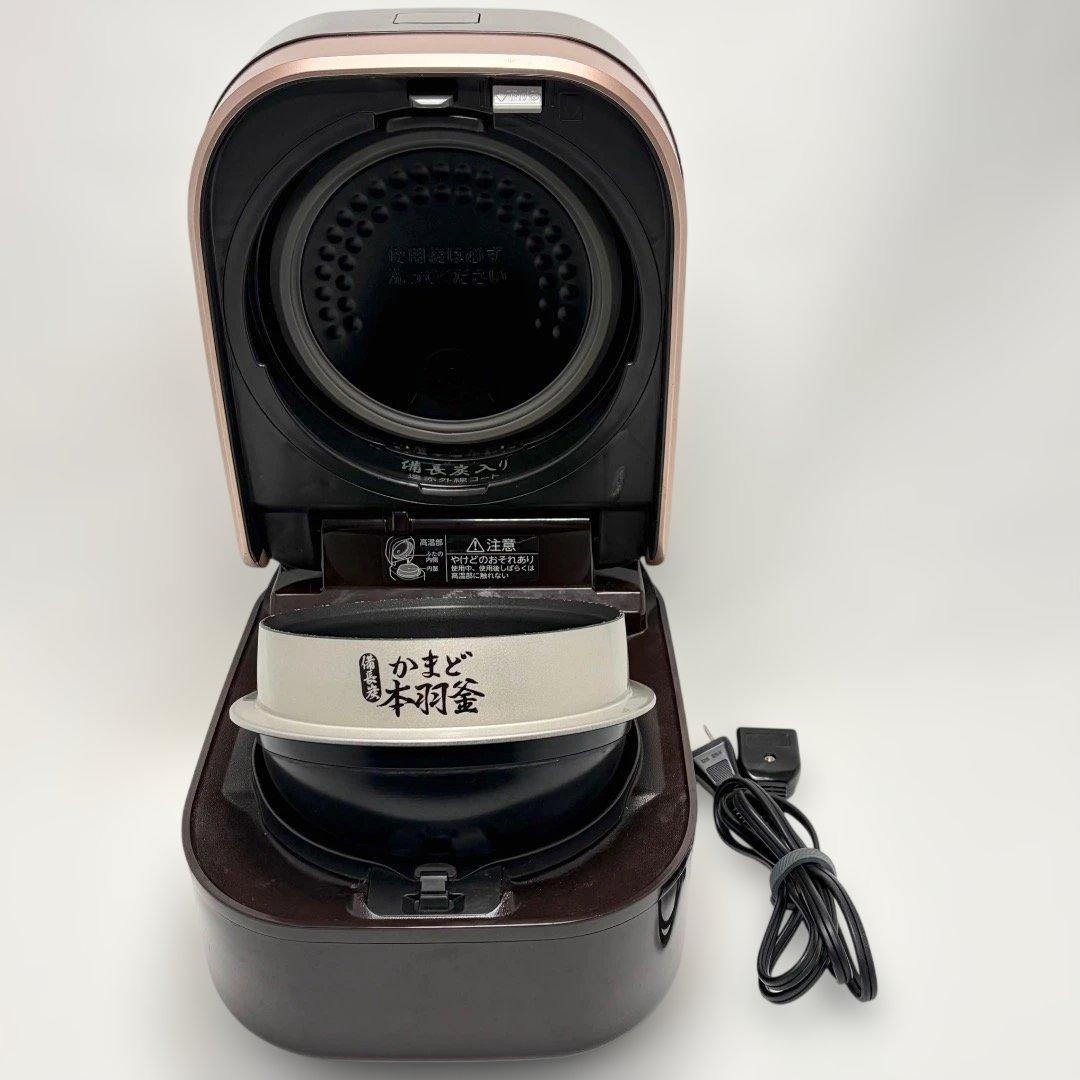 美品✨TOSHIBA RC-4ZPJ 高級 IH炊飯ジャー 備長炭 かまど本羽釜