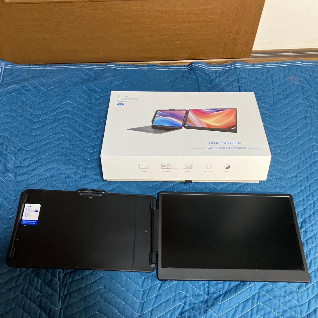 LAPTOMO S1 デュアルモニター 14インチ ポータブルモニター