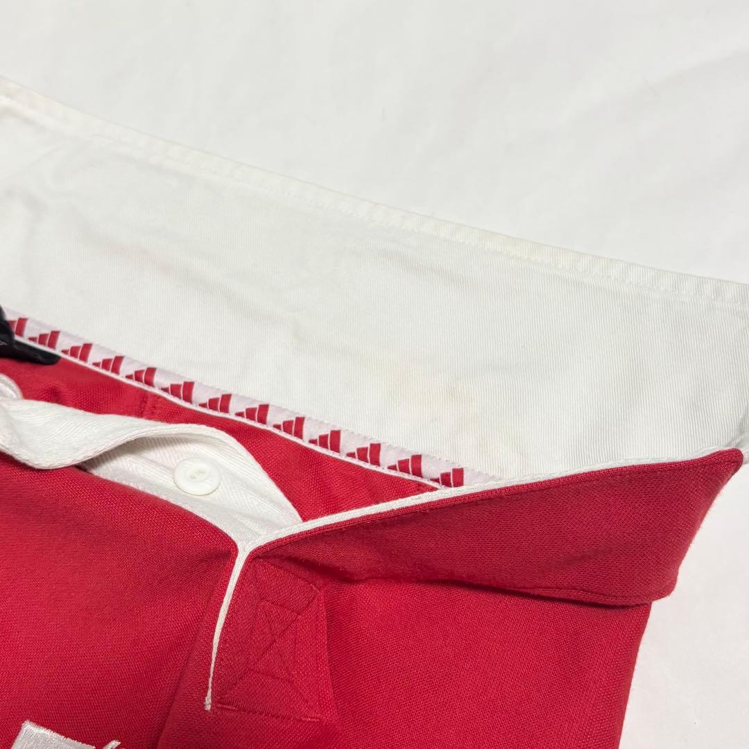 00s古着　アディダス　ブリティッシュ＆アイリッシュ・ライオンズ　ラガーシャツ