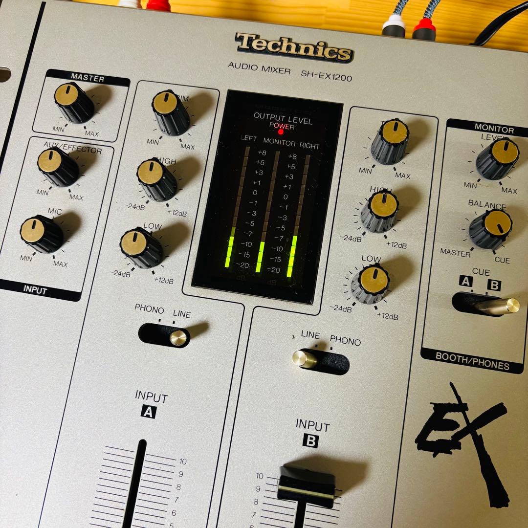 【ほぼ未使用】Technics DJミキサー SH-EX1200 送料込み