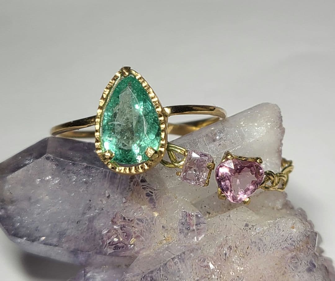 Windows.キャラアップ大粒ピースです★ブラジル産パライバトルマリン★