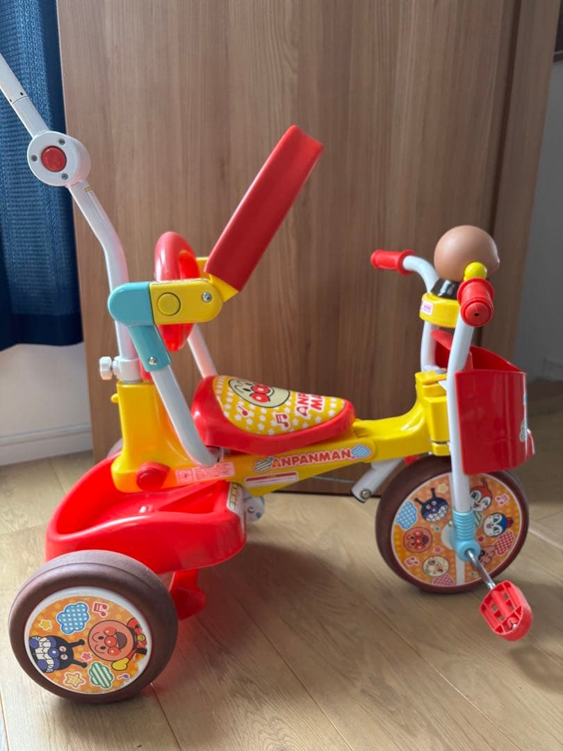 折りたたみ三輪車 アンパンマン オールインワン