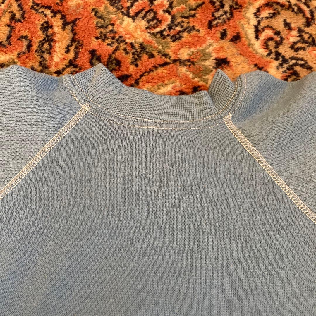 アメリカ古着　ビンテージ　ミッキーマウス 水色トレーナー