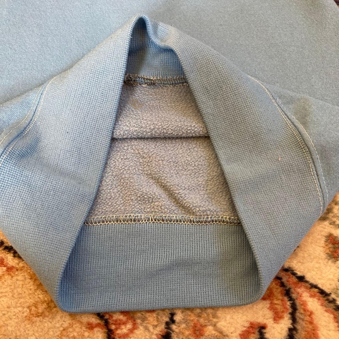 アメリカ古着　ビンテージ　ミッキーマウス 水色トレーナー