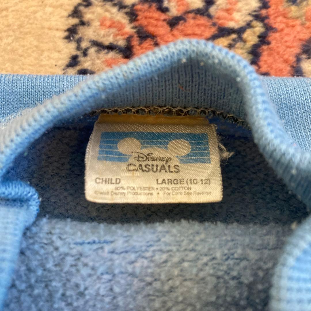 アメリカ古着　ビンテージ　ミッキーマウス 水色トレーナー
