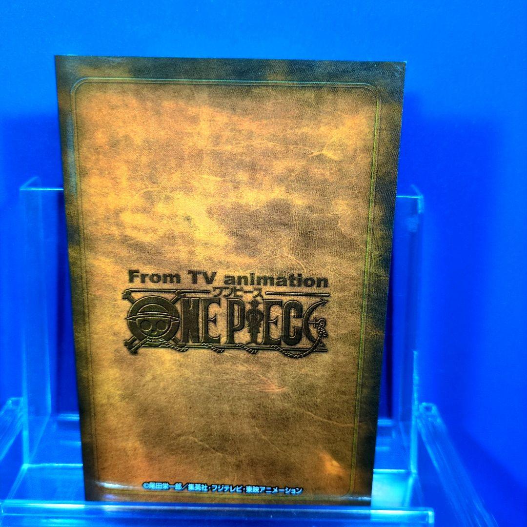 非売品　超貴重品　旧ワンピ　ルフィ　麦わらの大海賊　2002年プロモ　台紙付 C