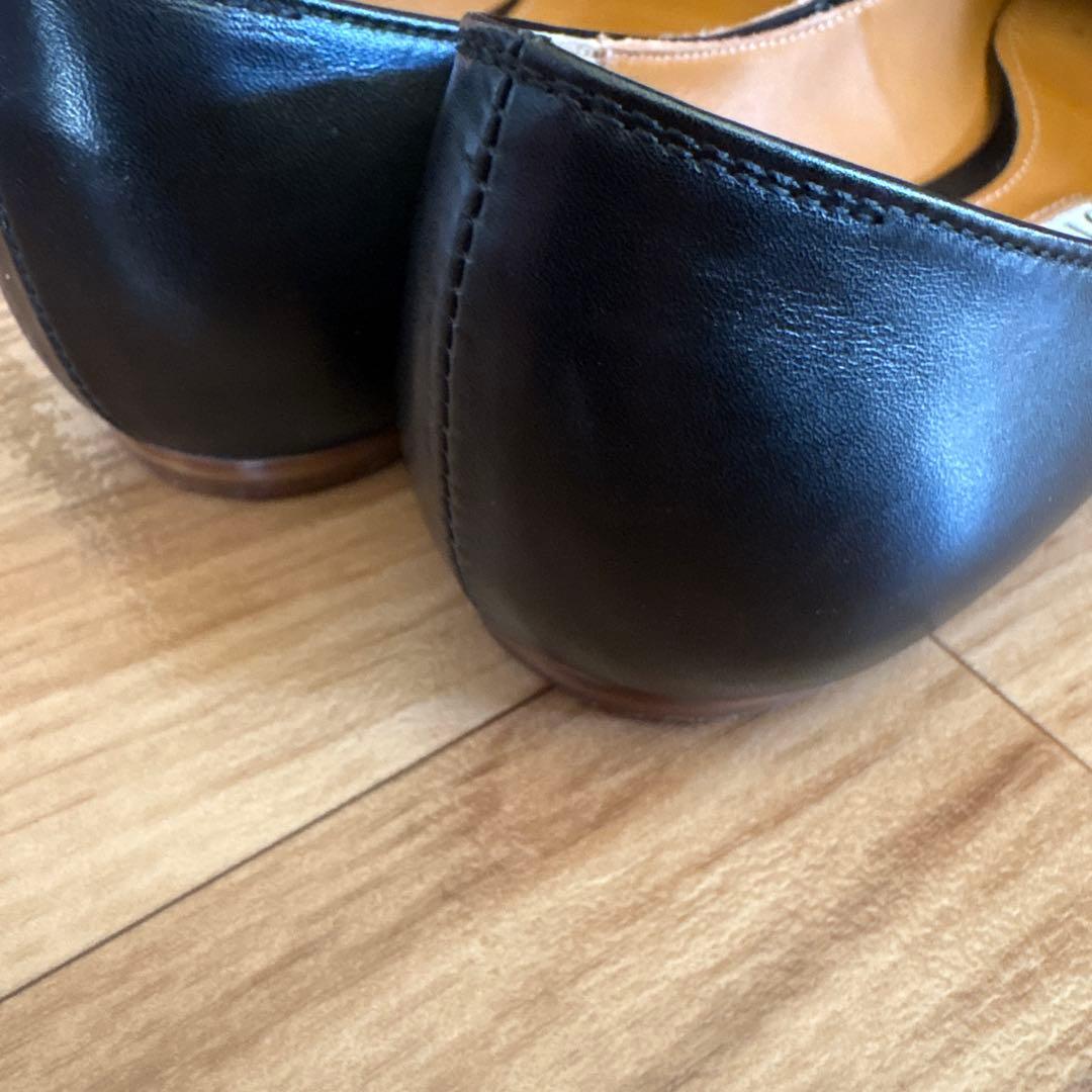 ピッピシック LINDA スクエアトゥ　フラットパンプス　23.5