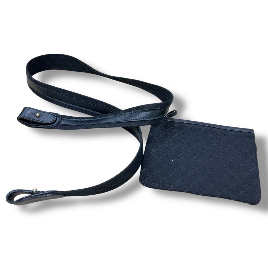 ☆LOEWE ロエベ ボストンバッグ ブラック キャンバス アナグラム