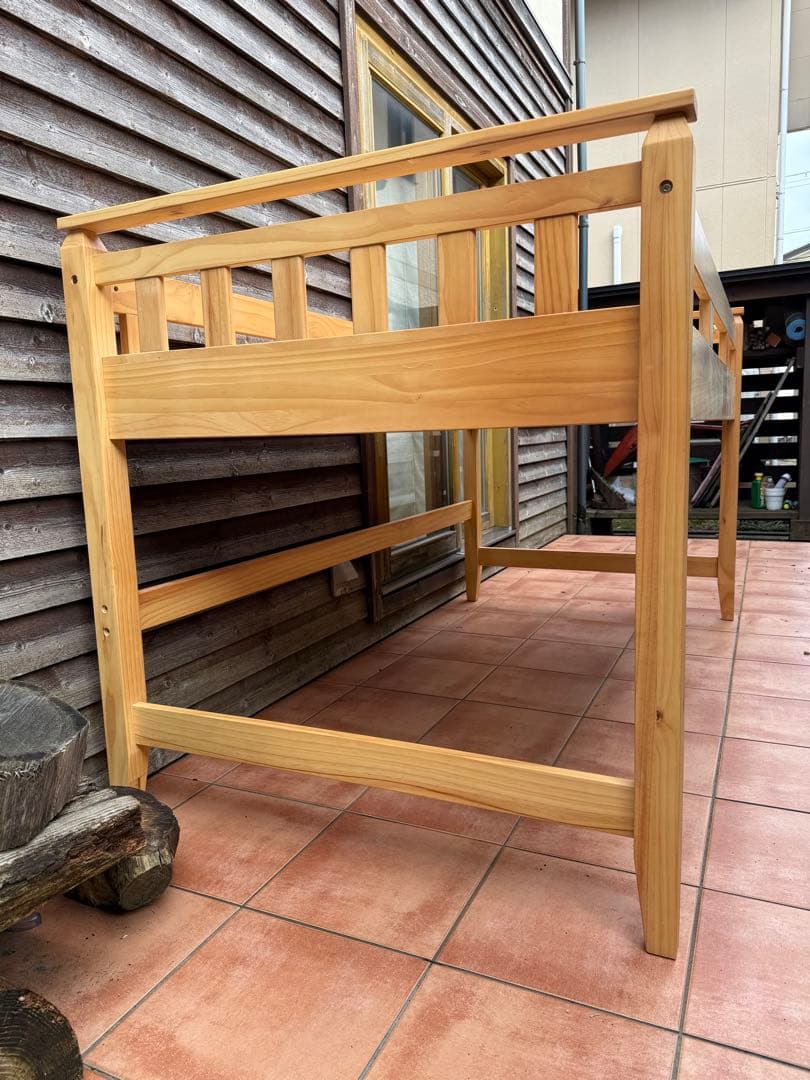 ロフトベッド　木製　シングル　ウッド