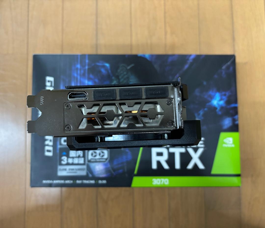 中古 玄人志向GG-RTX3070-E8GBOCDF非LHR-3014