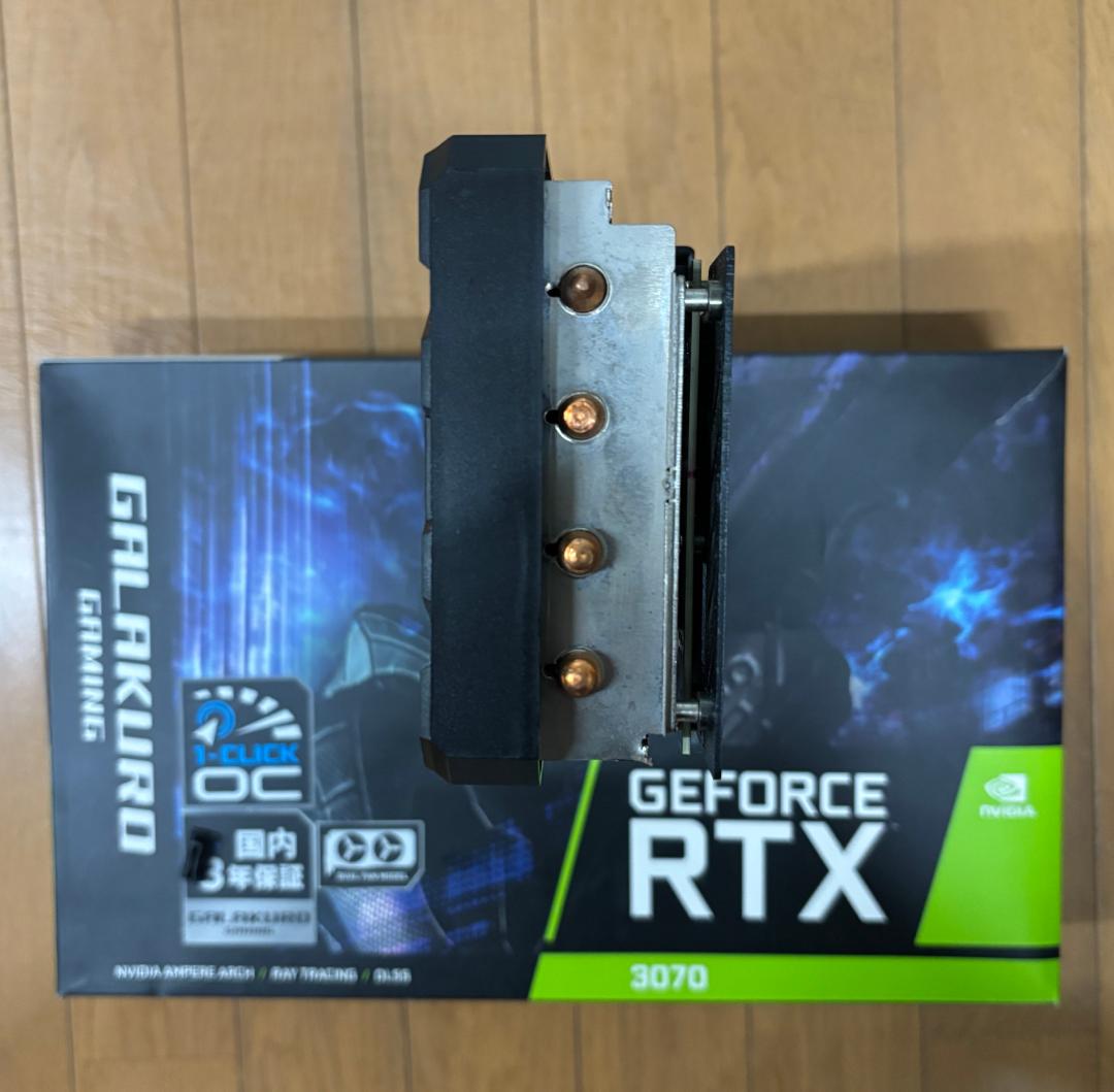 中古 玄人志向GG-RTX3070-E8GBOCDF非LHR-3014