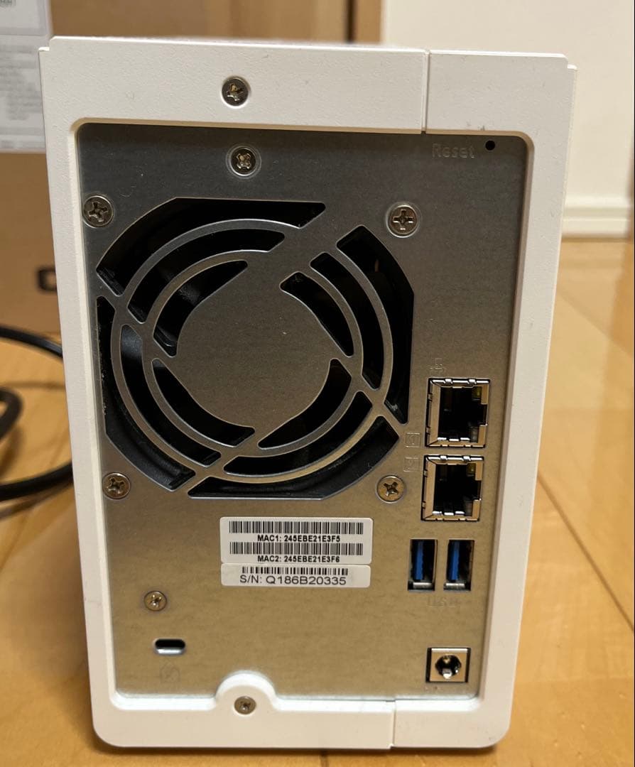 TS-231P2 QNAP 2-bay NAS (4コア)