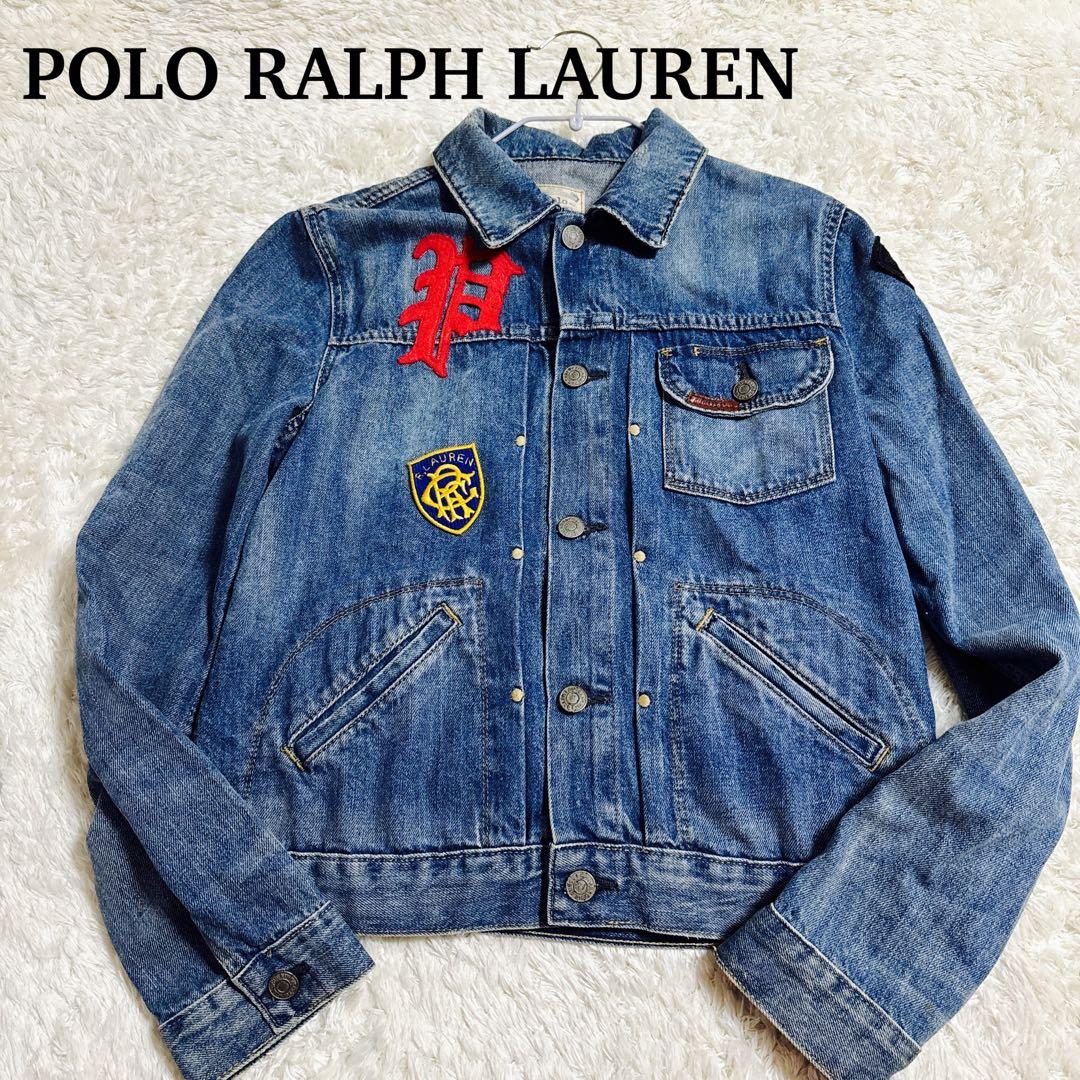 annラルフローレン ジージャン トラッカージャケット デニム ワッペン