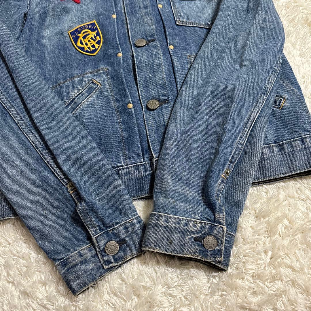 annラルフローレン ジージャン トラッカージャケット デニム ワッペン