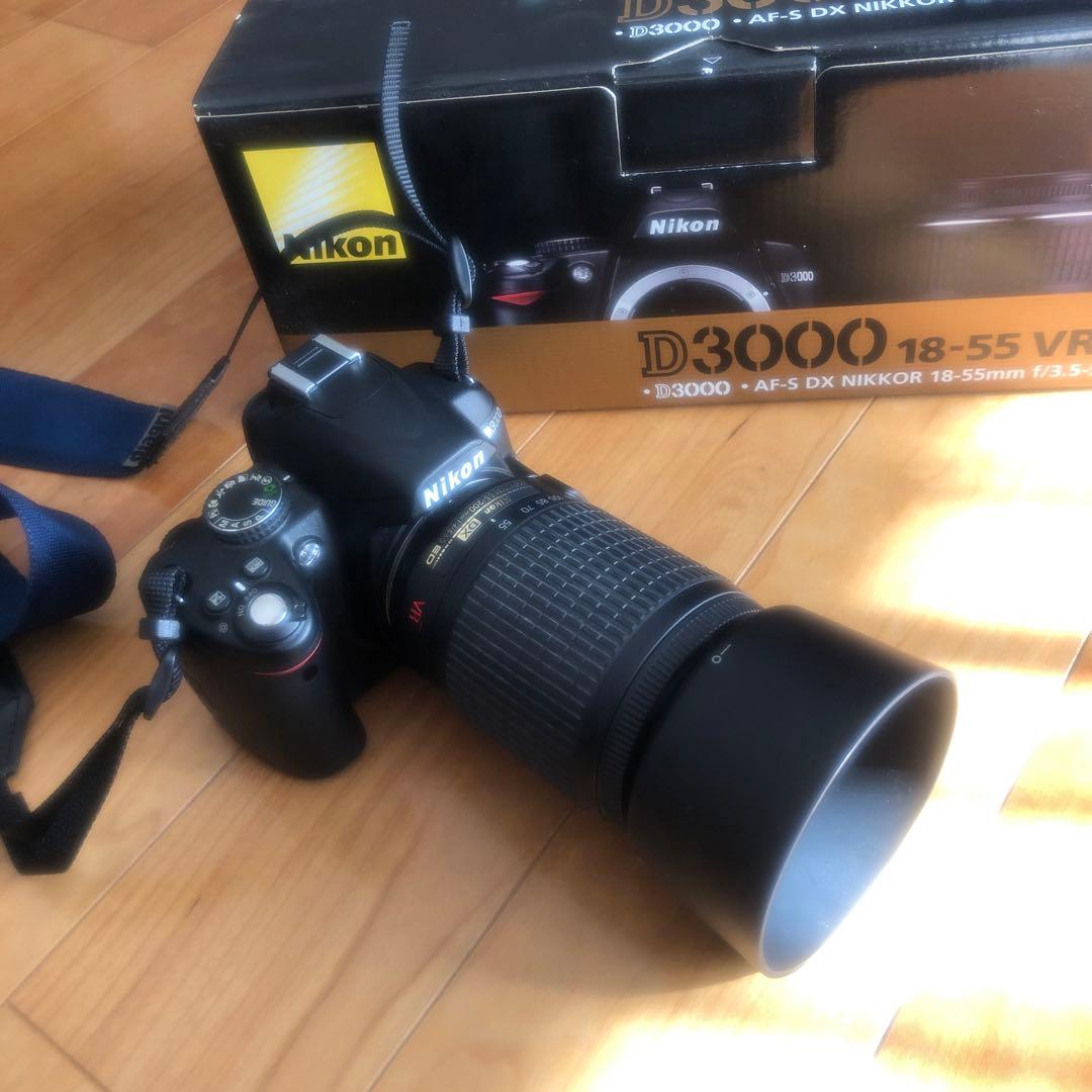 NIKON D3000 ニンジャストラップ付き
