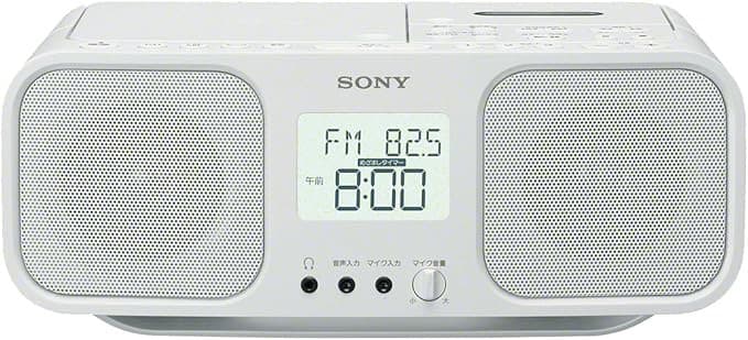 ソニー 赤外線 CDラジオカセットレコーダー CFD-S401 ホワイト