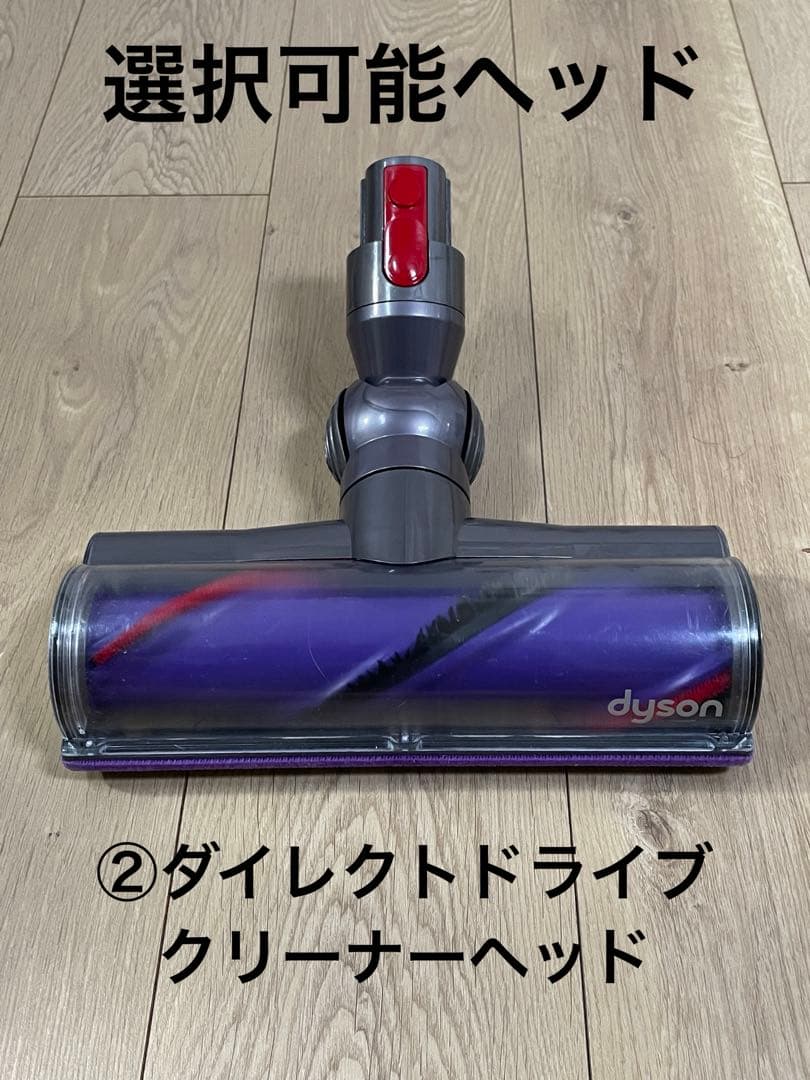 ダイソン③V10SV12 ２ヘッドから選択　新品交換フィルタ　純正高容量バッテリ